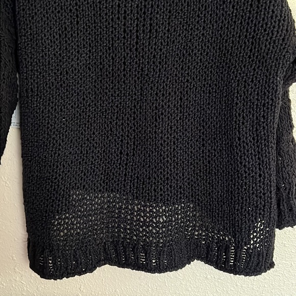 Free people Sunday Shore Black Sweater medium size - Picture 10 of 11